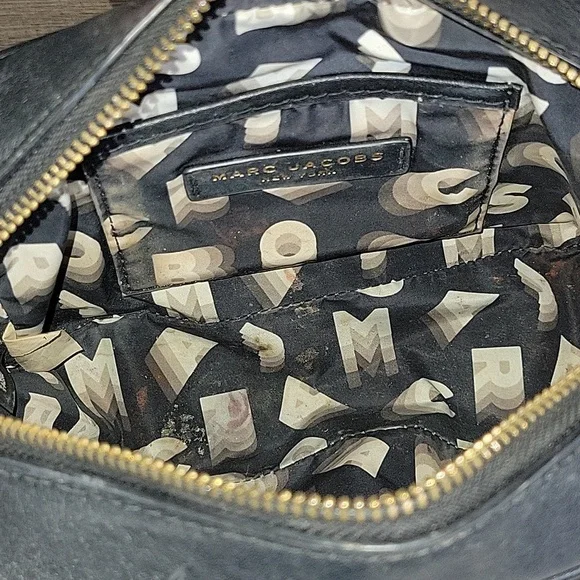 Marc Jacobs Black Leather Crossbody Bag - Picture 11 of 13